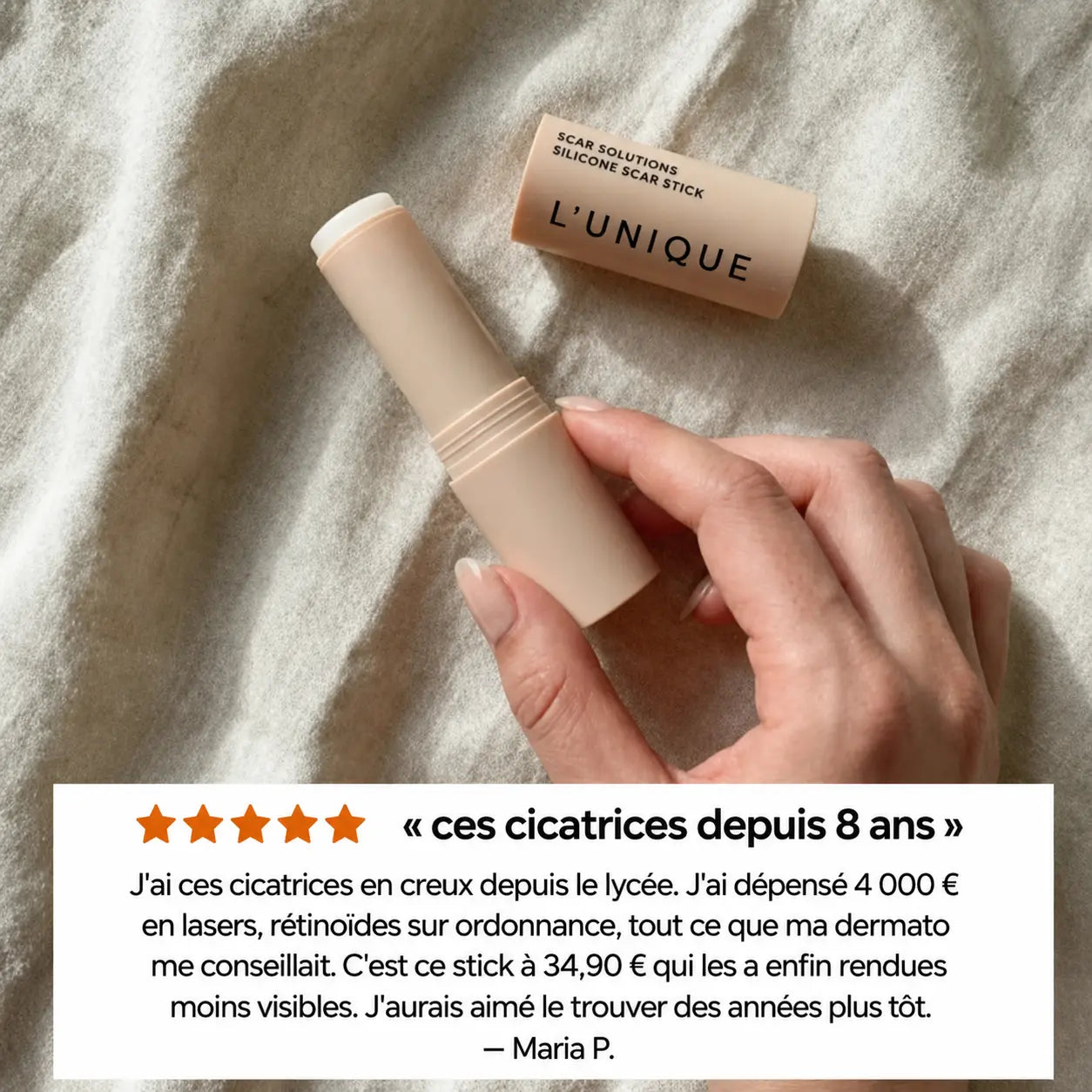 SOIN CORRECTEUR CICATRICES AU SILICONE