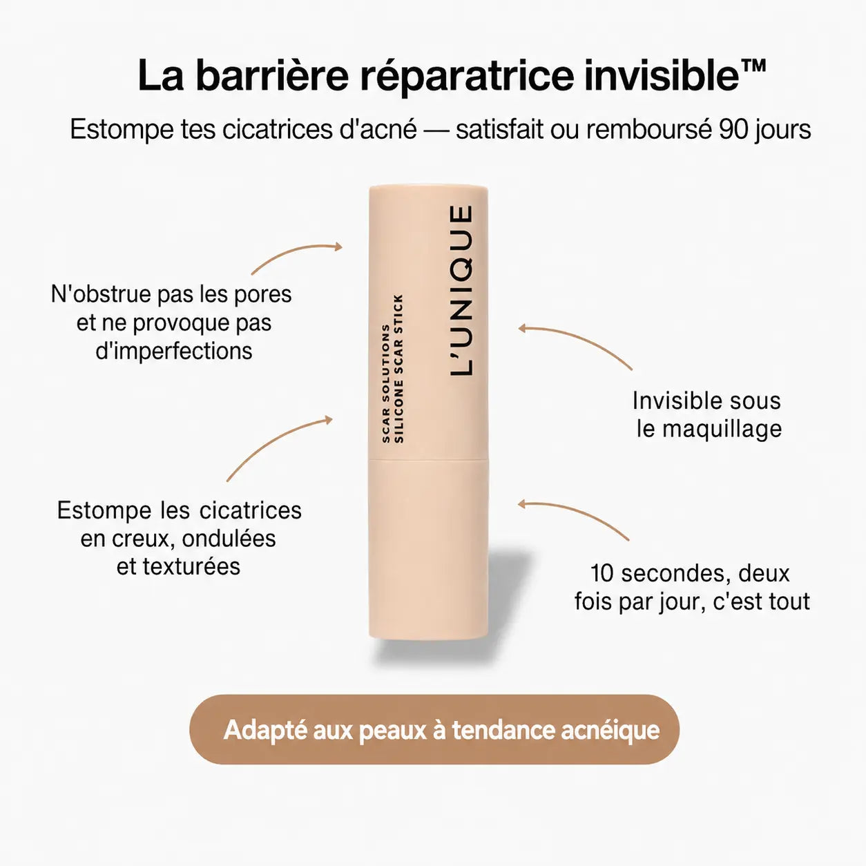 SOIN CORRECTEUR CICATRICES AU SILICONE